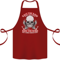 Race the Rain Biker Cotton Apron 100% Organic Maroon