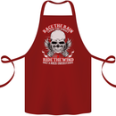 Race the Rain Biker Cotton Apron 100% Organic Maroon