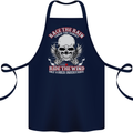 Race the Rain Biker Cotton Apron 100% Organic Navy Blue