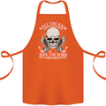 Race the Rain Biker Cotton Apron 100% Organic Orange