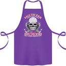 Race the Rain Biker Cotton Apron 100% Organic Purple