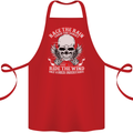 Race the Rain Biker Cotton Apron 100% Organic Red