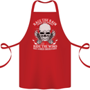 Race the Rain Biker Cotton Apron 100% Organic Red