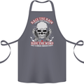 Race the Rain Biker Cotton Apron 100% Organic Steel