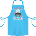 Race the Rain Biker Cotton Apron 100% Organic Turquoise