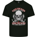 Race the Rain Biker Kids T-Shirt Childrens Black