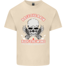 Race the Rain Biker Mens Cotton T-Shirt Tee Top Natural
