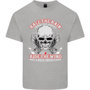 Race the Rain Biker Mens Cotton T-Shirt Tee Top Sports Grey