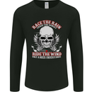 Race the Rain Biker Mens Long Sleeve T-Shirt Black