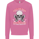Race the Rain Biker Mens Sweatshirt Jumper Azalea