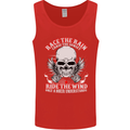 Race the Rain Biker Mens Vest Tank Top Red