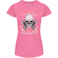 Race the Rain Biker Womens Petite Cut T-Shirt Azalea