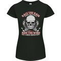 Race the Rain Biker Womens Petite Cut T-Shirt Black