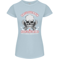 Race the Rain Biker Womens Petite Cut T-Shirt Light Blue