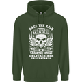 Race the Wind Biker Motorcycle Motorbike Childrens Kids Hoodie Forest Green