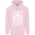 Race the Wind Biker Motorcycle Motorbike Childrens Kids Hoodie Light Pink
