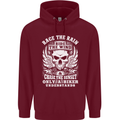 Race the Wind Biker Motorcycle Motorbike Childrens Kids Hoodie Maroon