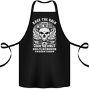 Race the Wind Biker Motorcycle Motorbike Cotton Apron 100% Organic Black