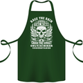 Race the Wind Biker Motorcycle Motorbike Cotton Apron 100% Organic Forest Green