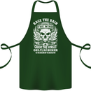 Race the Wind Biker Motorcycle Motorbike Cotton Apron 100% Organic Forest Green