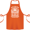 Race the Wind Biker Motorcycle Motorbike Cotton Apron 100% Organic Orange