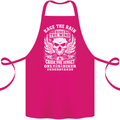 Race the Wind Biker Motorcycle Motorbike Cotton Apron 100% Organic Pink