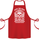 Race the Wind Biker Motorcycle Motorbike Cotton Apron 100% Organic Red