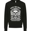 Race the Wind Biker Motorcycle Motorbike Kids Sweatshirt Jumper Black