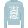 Race the Wind Biker Motorcycle Motorbike Kids Sweatshirt Jumper Light Blue