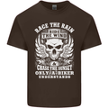 Race the Wind Biker Motorcycle Motorbike Kids T-Shirt Childrens Chocolate