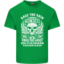 Race the Wind Biker Motorcycle Motorbike Kids T-Shirt Childrens Irish Green