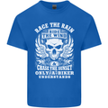 Race the Wind Biker Motorcycle Motorbike Kids T-Shirt Childrens Royal Blue