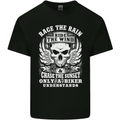 Race the Wind Biker Motorcycle Motorbike Mens Cotton T-Shirt Tee Top Black