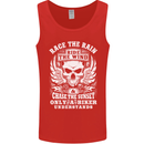 Race the Wind Biker Motorcycle Motorbike Mens Vest Tank Top Red