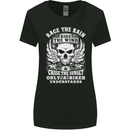 Race the Wind Biker Motorcycle Motorbike Womens Wider Cut T-Shirt Black