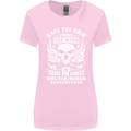 Race the Wind Biker Motorcycle Motorbike Womens Wider Cut T-Shirt Light Pink