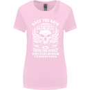 Race the Wind Biker Motorcycle Motorbike Womens Wider Cut T-Shirt Light Pink
