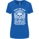 Race the Wind Biker Motorcycle Motorbike Womens Wider Cut T-Shirt Royal Blue