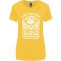 Race the Wind Biker Motorcycle Motorbike Womens Wider Cut T-Shirt Yellow