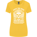 Race the Wind Biker Motorcycle Motorbike Womens Wider Cut T-Shirt Yellow