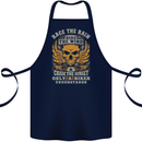 Race the Wind Motorbike Motorcycle Biker Cotton Apron 100% Organic Navy Blue