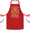 Race the Wind Motorbike Motorcycle Biker Cotton Apron 100% Organic Red
