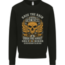 Race the Wind Motorbike Motorcycle Biker Kids Sweatshirt Jumper Black