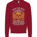 Race the Wind Motorbike Motorcycle Biker Kids Sweatshirt Jumper Red