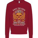 Race the Wind Motorbike Motorcycle Biker Kids Sweatshirt Jumper Red