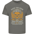 Race the Wind Motorbike Motorcycle Biker Kids T-Shirt Childrens Charcoal