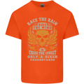 Race the Wind Motorbike Motorcycle Biker Kids T-Shirt Childrens Orange