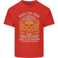 Race the Wind Motorbike Motorcycle Biker Kids T-Shirt Childrens Red