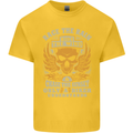 Race the Wind Motorbike Motorcycle Biker Kids T-Shirt Childrens Yellow