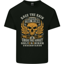 Race the Wind Motorbike Motorcycle Biker Mens Cotton T-Shirt Tee Top Black